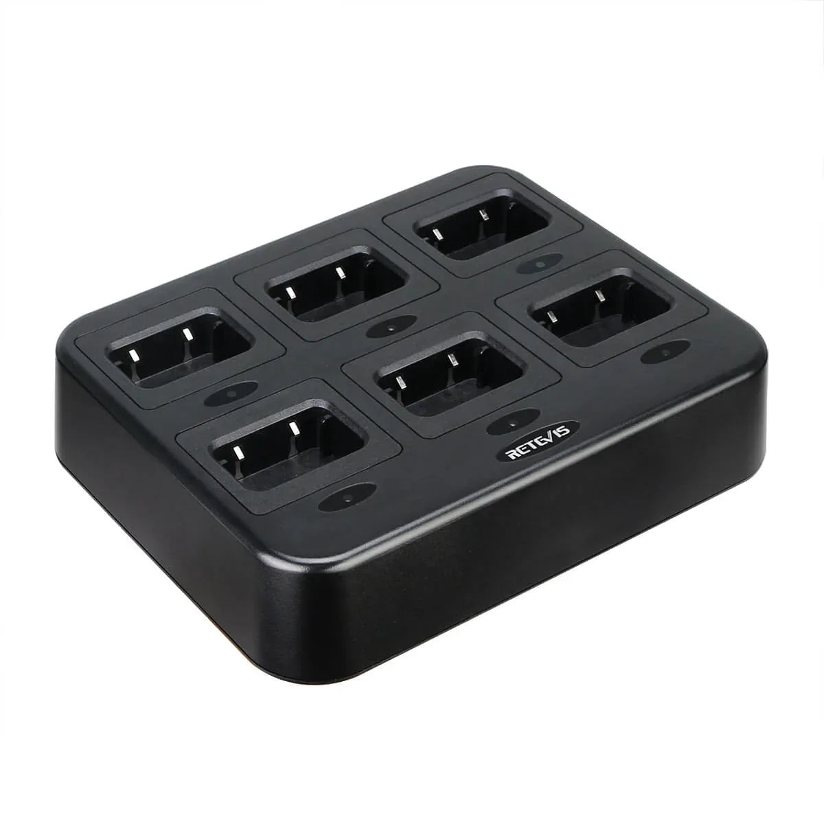 Retevis RTC68 Six-Way Multi-Unit Charger for RT68 RT668 Radios - Gomix Brands Outlet
